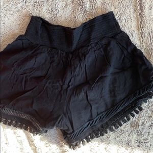 Abercrombie & Fitch Black Loose Shorts
